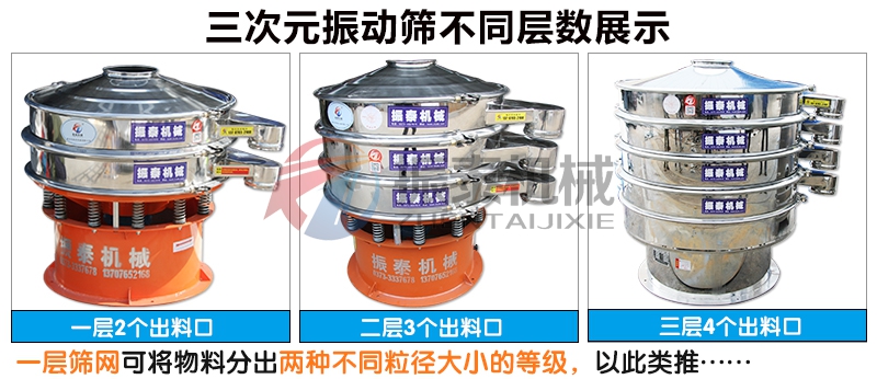 电木粉振动筛不同层数展示