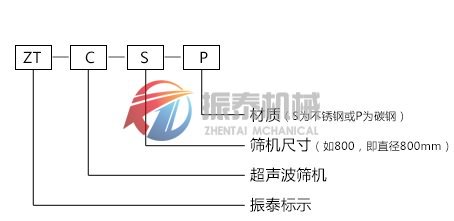 超声波振动筛型号示意图